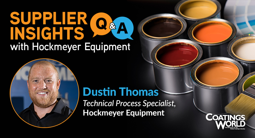Coatings World Suppliers Insights Q&A with Hockmeyer Equipment